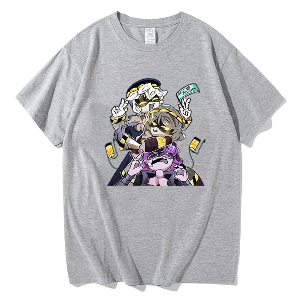 Unisex Pure Cotton MURDER DRONES T-Shirt , O-Neck Solid Color Tee shirts Tops - Picture 4 of 10